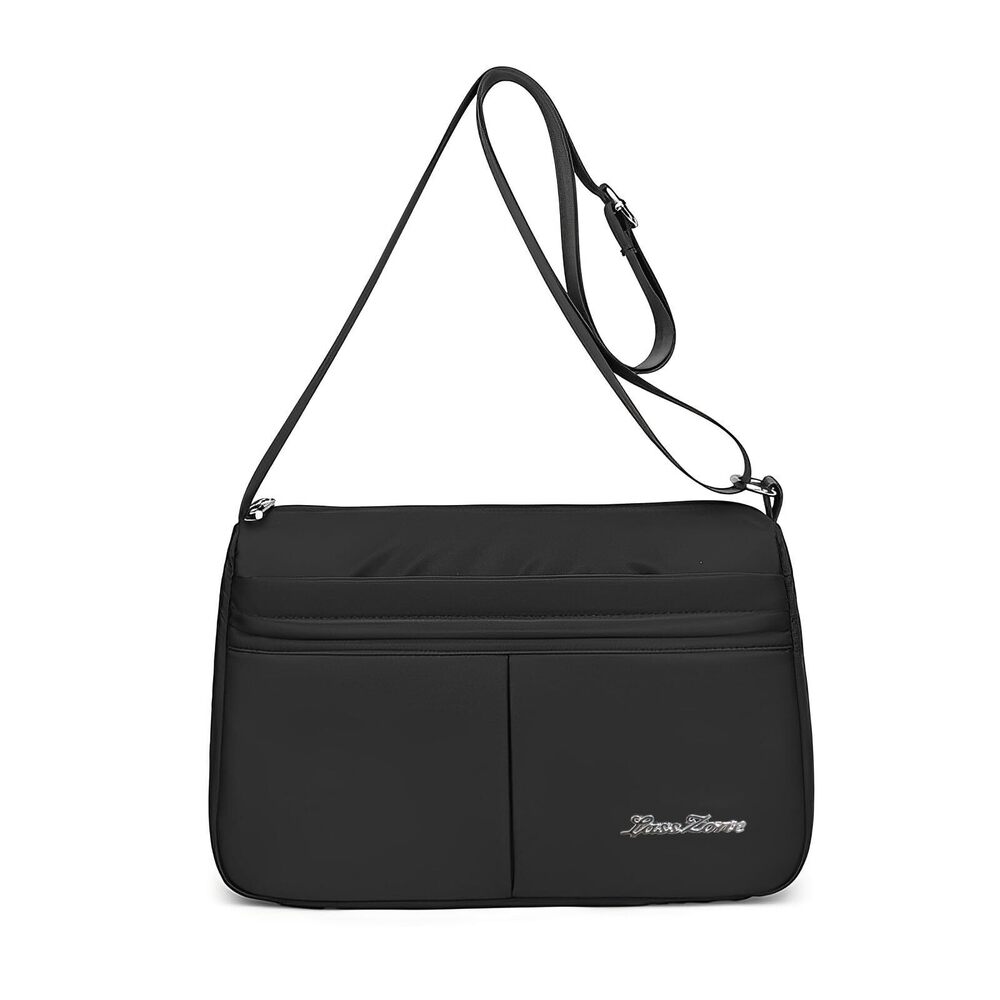 2554 Nylon Shoulder Bag Trendy Large Capacity Handbag Multi-Pocket